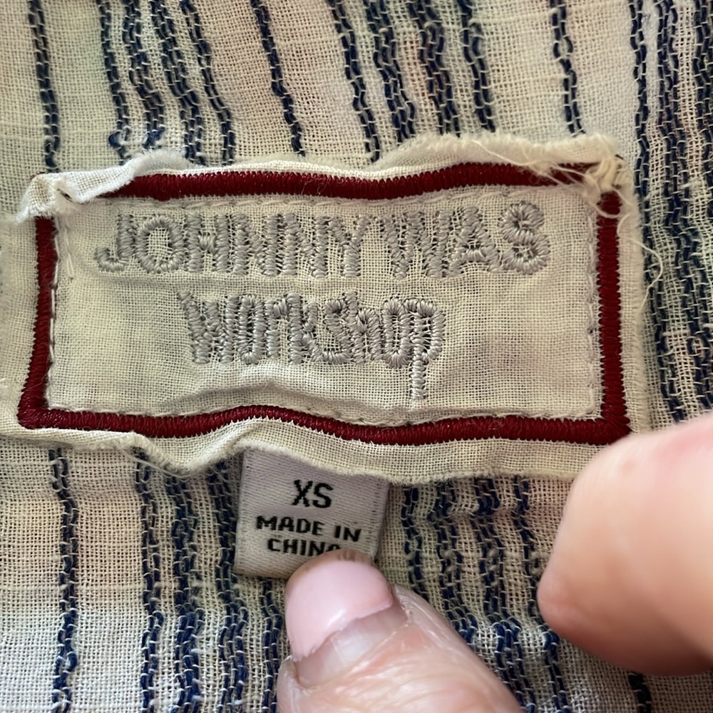 Johnny Was Workshop Multi Colored Embroidered Boh… - image 5